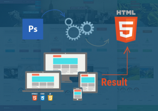 PSD to HTML Conversion Website in Bihar